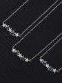 thumb 925 Sterling Silver Austrian Crystal Star Classic Necklace 1