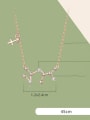 thumb 925 Sterling Silver Cubic Zirconia Constellation Minimalist Necklace 2