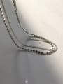 thumb 925 Sterling Silver  Flat Bead Double-Layer Anklet 1