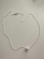 thumb 925 Sterling Silver Bead Minimalist Necklace 0