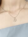 thumb 925 Sterling Silver five pointed star Pendant Necklace 1