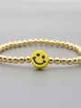 thumb Stainless steel Polymer Clay Smiley Bohemia Beaded Bracelet 1