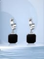 thumb Titanium Steel Acrylic Square Minimalist Single Earring(Single-Only One) 0