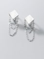 thumb 925 Sterling Silver Geometric Ethnic Clip Earring 1