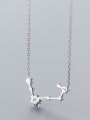 thumb 925 Sterling Silver Cubic Zirconia Star Dainty Necklace 1