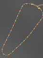 thumb Stainless steel Miyuki beads Irregular Bohemia Pure handmade Necklace 0
