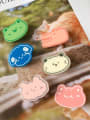 thumb Alloy Cellulose Acetate Cute Animal Frog  Hair Barrette 0