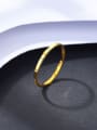 thumb 925 Sterling Silver Rhinestone Geometric Minimalist Band Ring 2