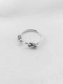 thumb S925 Sterling Silver Vintage single knot Free Size ring 2