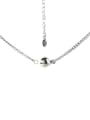 thumb 925 Sterling Silver Bead Round Minimalist Pendant Necklace 0