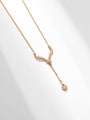 thumb Alloy Deer Dainty Lariat Necklace 2