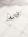 thumb 925 Sterling Silver Bowknot Vintage Stud Earring 3