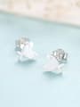 thumb 925 Sterling Silver Smooth Fish Minimalist Stud Earring 2