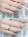 thumb 925 Sterling Silver Fashion simple multi-layer Round  Band Ring 2