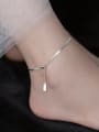 thumb 925 Sterling Silver  Minimalist  Snake Bone Chain Anklet 2