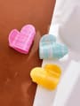 thumb Cellulose Acetate Minimalist Heart Alloy Multi Color Jaw Hair Claw 0