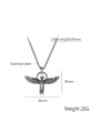 thumb Stainless steel Angel Hip Hop Necklace 2