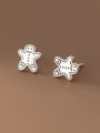 thumb 925 Sterling Silver Icon Vintage Stud Earring 0