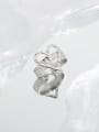 thumb 925 Sterling Silver Heart Vintage Band Ring 0
