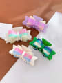 thumb Cellulose Acetate Trend Bowknot Alloy Multi Color Jaw Hair Claw 1