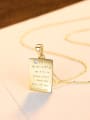 thumb 925 Sterling Silver Letter Minimalist pendant Necklace 3