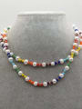 thumb Freshwater Pearl Multi Color Miyuki beads Pure handmade Necklace 1