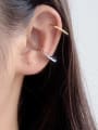 thumb 925 Sterling Silver Irregular Vintage Ear clip Earring(Single) 2