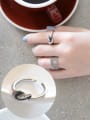 thumb 925 Sterling Silver  Vintage Single Knot Free Size Midi Ring 2