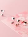thumb 925 Sterling Silver Smooth Heart Minimalist Clip Earring 1