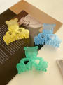 thumb Alloy Resin  Trend Bear Tin Multi Color Jaw Hair Claw 1