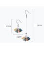 thumb 925 Sterling Silver Cubic Zirconia Multi Color Geometric Trend Hook Earring 4
