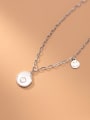 thumb 925 Sterling Silver Shell Geometric Minimalist Necklace 1
