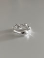 thumb 925 Sterling Silver Heart Minimalist Ring 0