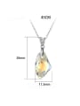 thumb 925 Sterling Silver Austrian Crystal Geometric Luxury Necklace 3