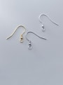 thumb 925 Sterling Silver With  Minimalist  Ear Hook Semi-Finished Earring Accessories 0