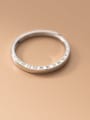 thumb 925 Sterling Silver Number Minimalist Band Ring 1