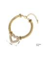 thumb Brass Cubic Zirconia Luxury Heart  Bracelet and Necklace Set 2
