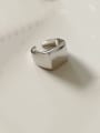 thumb 925 Sterling Silver Minimalist Square  Free Size Ring 0