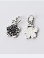 thumb 925 Sterling Silver With Vintage Flowers Pendant Diy Accessories 2