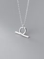 thumb 925 Sterling Silver Smooth knot Minimalist Necklace 2