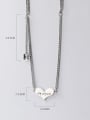 thumb 925 Sterling Silver Heart Vintage Chain Necklace 2