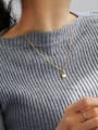 thumb Brass Rhinestone Locket Minimalist Necklace 2