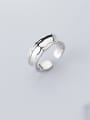 thumb 925 Sterling Silver Fashion Personality Wide Face Free Size 1
