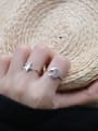thumb 925 Sterling Silver Star Moon Trend Blank Ring 0