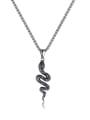thumb Stainless steel Snake Hip Hop Necklace 0