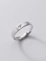 thumb 925 Sterling Silver Irregular Minimalist WIFI Couple Ring 3