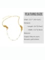 thumb Brass Freshwater Pearl Geometric Hip Hop Necklace 4