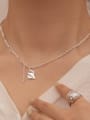 thumb 925 Sterling Silver Heart Hip Hop Necklace 2