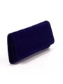thumb Blue Fabric Jewelry Bag Storage Box 22cmx11cmx3.3cm 0