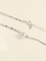 thumb 925 Sterling Silver Minimalist Multi Strand Necklace 1
